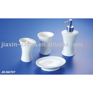 Porcelain bathroom accessories set JX-SA707